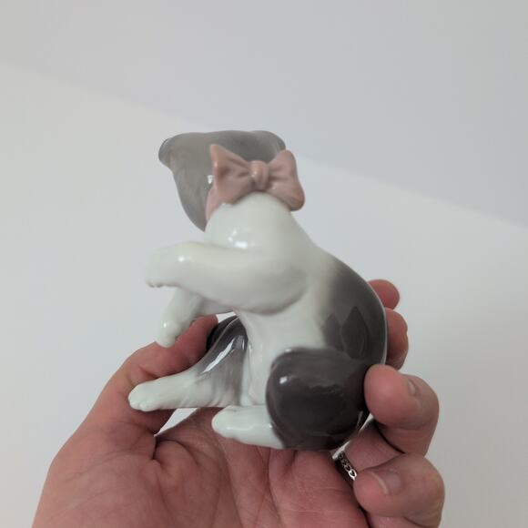 LLADRO Handmade in Spain Cat Mouse Porcelain Collectible Figurine 1994 Glossy - Picture 6 of 12